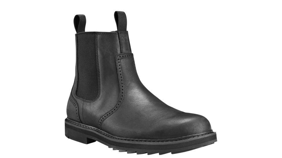 Timberland Squall Canyon Waterproof Side Zip Chelsea Boot - Men's, Black Full-Grain