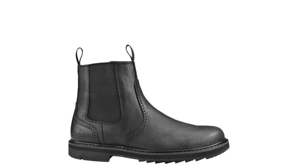 Timberland Squall Canyon Waterproof Side Zip Chelsea - Mens, Black Full-Grain, 11.5, TB0A297A015-11.5-MED