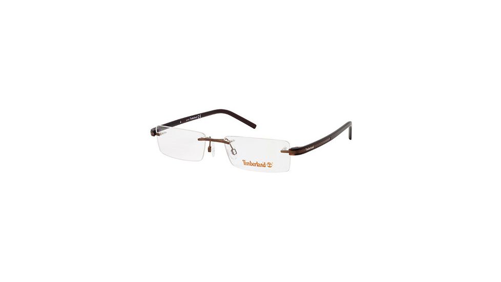 Timberland TB1244 Eyeglass Frames - Shiny Dark Brown Frame Color