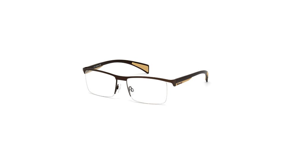 Timberland TB1275 Eyeglass Frames - Matte Dark Brown Frame Color
