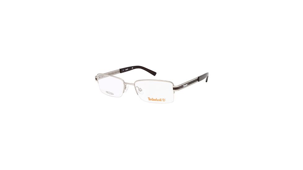 Timberland TB1536 Eyeglass Frames - Matte Light Nickel Tin Frame Color
