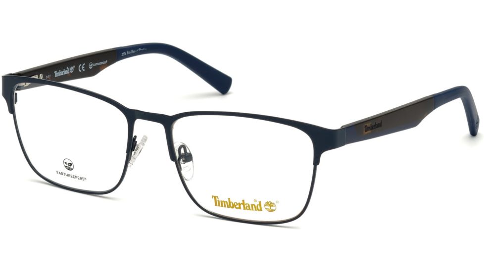 Timberland TB1575 Eyeglass Frames - Matte Blue Frame Color