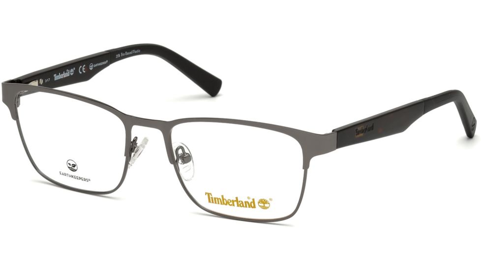 Timberland TB1575 Eyeglass Frames - Matte Gunmetal Frame Color