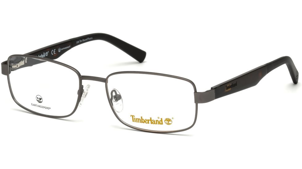 Timberland TB1577 Eyeglass Frames - Matte Gunmetal Frame Color