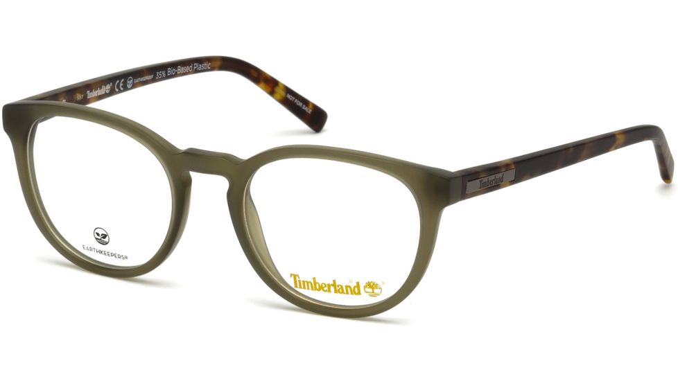 Timberland TB1579 Eyeglass Frames - Matte Dark Green Frame Color