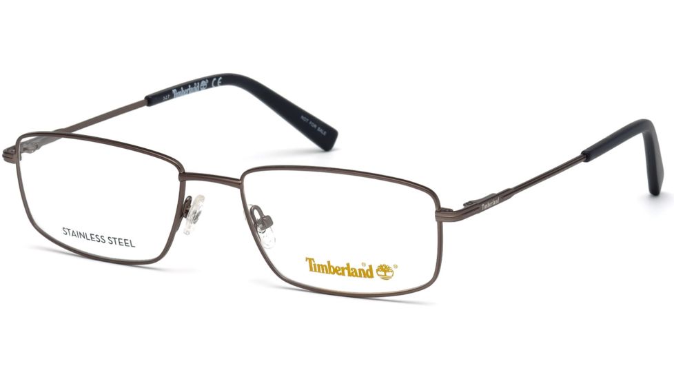 Timberland TB1607 Eyeglass Frames - Matte Gunmetal Frame Color