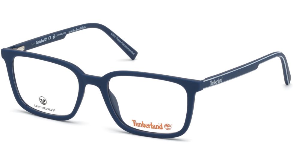 Timberland TB1621 Eyeglass Frames - Matte Blue Frame Color, Matte Blue Lens Color