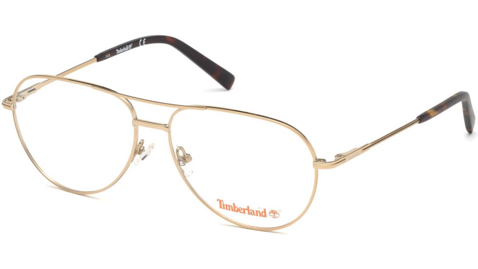 Timberland TB1630 Eyeglass Frames - Gold Frame Color, Gold Lens Color
