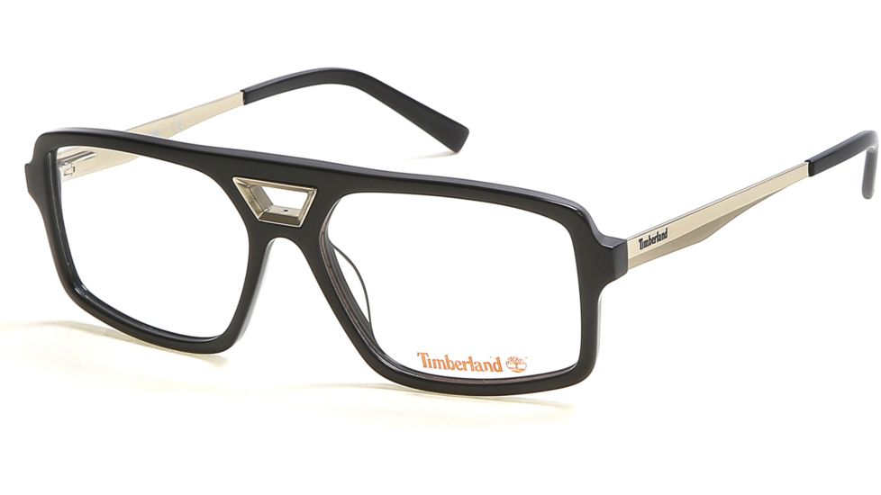 Timberland TB1644 Eyeglass Frames - Shiny Black Frame Color, Shiny Black Lens Color
