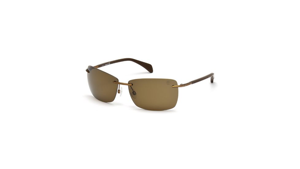 Timberland TB9009 Sunglasses - Shiny Dark Bronze Frame Color