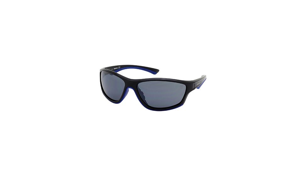 Timberland TB9045 Sunglasses - Shiny Black / Smoke Frame Color