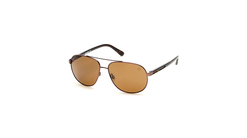 Timberland TB9076 Sunglasses - Matte Dark Brown Frame Color