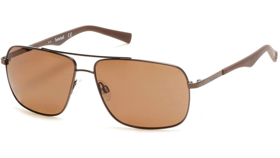 Timberland TB9107 Sunglasses - Dark Brown Frame Color