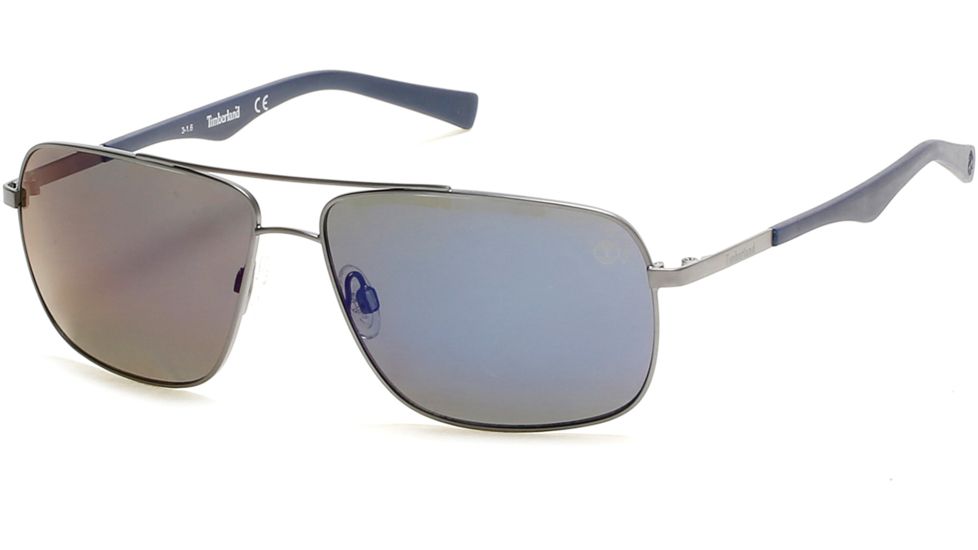 Timberland TB9107 Sunglasses - Matte Gun Metal Frame Color