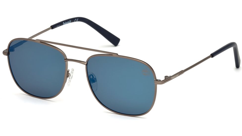 Timberland TB9122 Sunglasses - Matte Gun Metal Frame Color