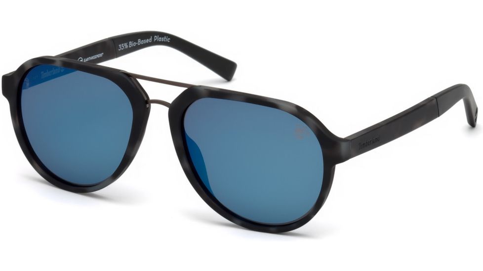 Timberland TB9142 Sunglasses - Coloured Havana Frame Color