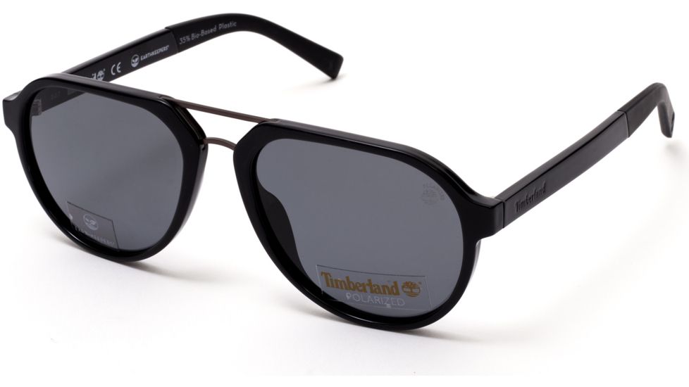 Timberland TB9142 Sunglasses - Shiny Black Frame Color