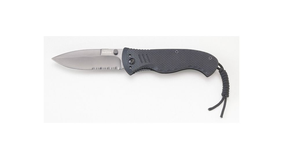 Timberline Knives Battlehog Assisted Opener Knife, Titanium Coated Spearpoint Blade, Black, 3.00" 1164
