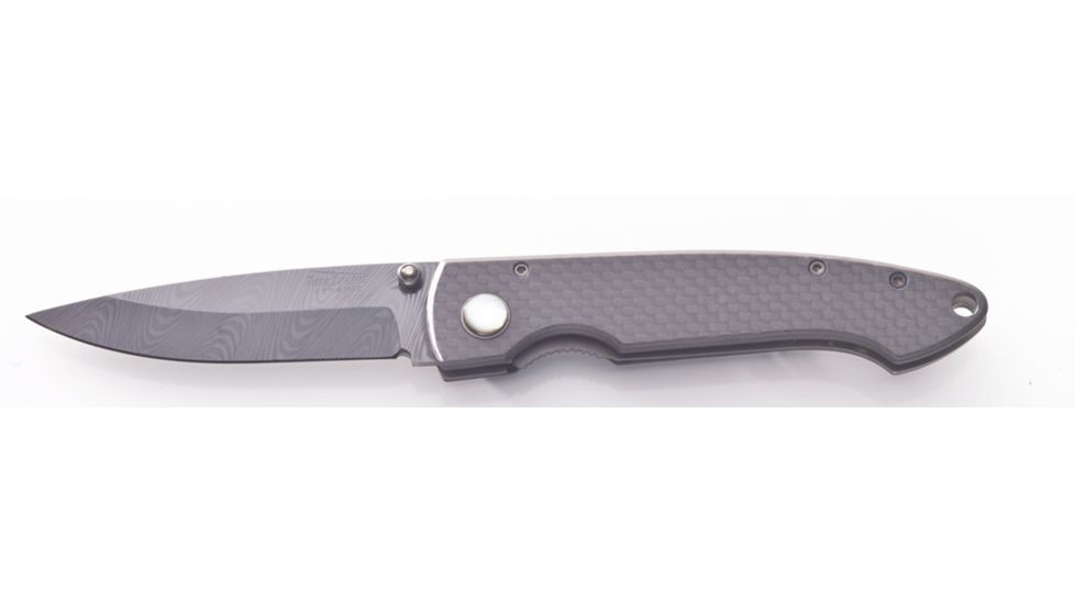 Timberline Knives Large Ceramic Blade Folder- Carbon Fiber Handle, Black, 3.25" 8016