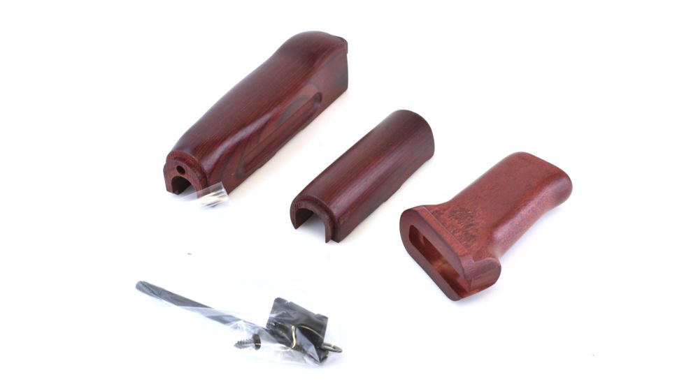 TimberSmith Premium Red Laminate Romanian AK-47 Stock Set TIM06000 RED LAMINATE
