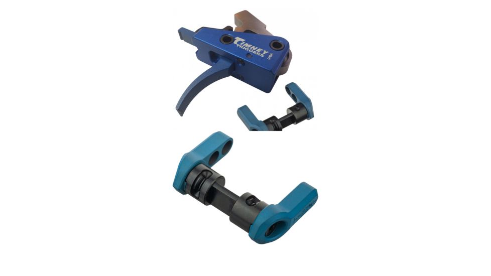 Timney Triggers AR 49ER Ambidextrous Safety Selector, Blue, Optics Planet Blue
