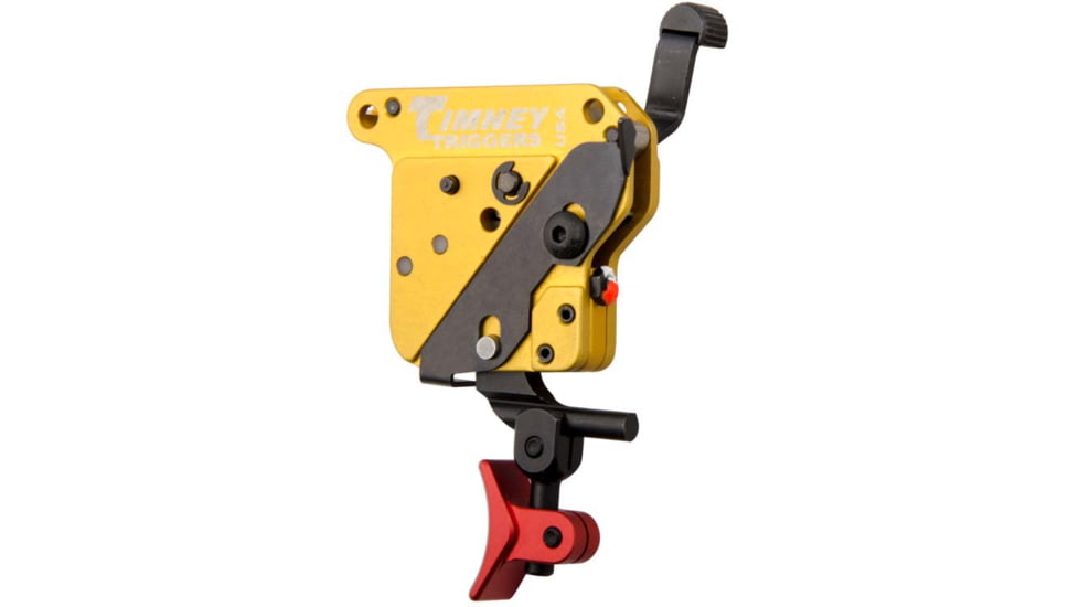 Timney Triggers Calvin Elite Remington 700 Trigger, 8 oz Draw Weight, Black/Gold Finish, Right, 520CEA