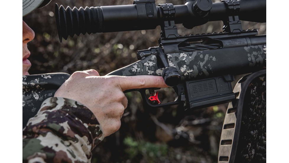 Timney Triggers Calvin Elite Remington 700 Trigger, 8 oz Draw Weight, Black/Gold Finish, Right, 520CEA