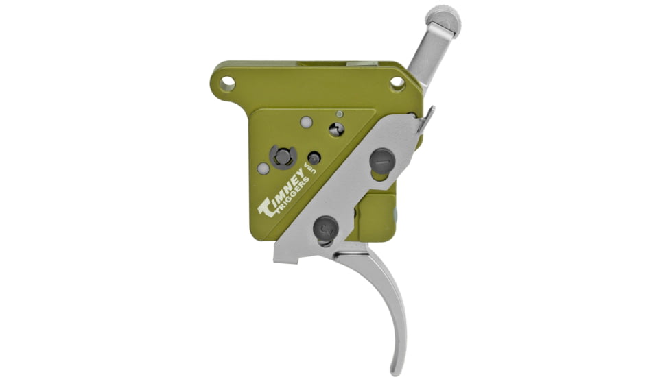 Timney Triggers Elite Hunter Trigger, Remington 700, Right Hand, Thin Straight, Adjustable 1.5 - 4 lb Pull Weight, Nickel Plated, 512-V2THIN