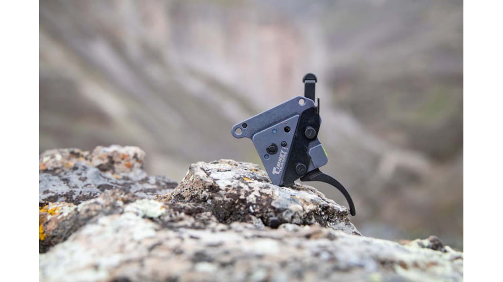 Timney Triggers Remington 700 Hit Trigger, Curved, Right Hand, Black, 8 oz, THE-HIT