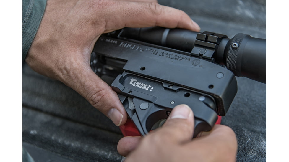 Timney Triggers Ruger 10/22 Black Housing, Black Shoe, 1022-1C