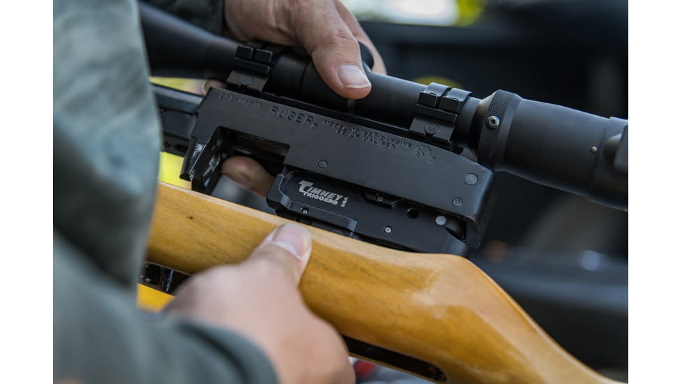 Timney Triggers Ruger 10/22 Black Housing, Black Shoe, 1022-1C