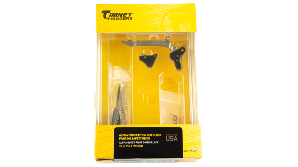 Timney Triggers Ultimate Builder's Kit, Black, Not Adjustable Alpha Glock