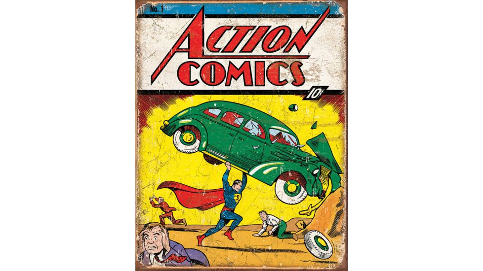 Tin Signs Action Comics #1 Cover TSN1965