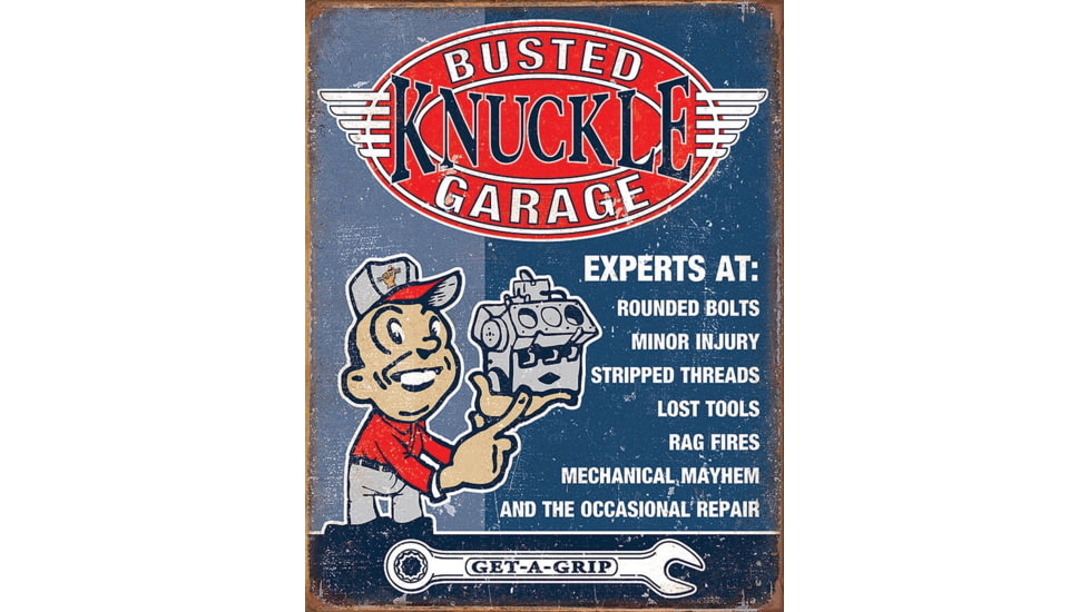 Tin Signs BKG Experts , 16in X 12.5in, 2144