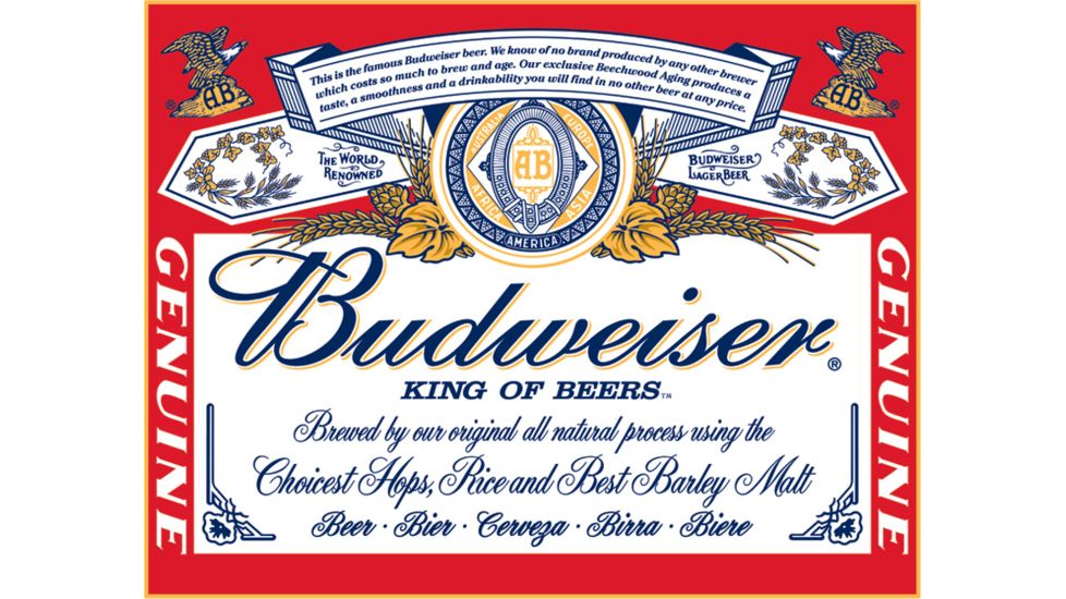 Tin Signs Budweiser - Label Tin Sign TSN0979