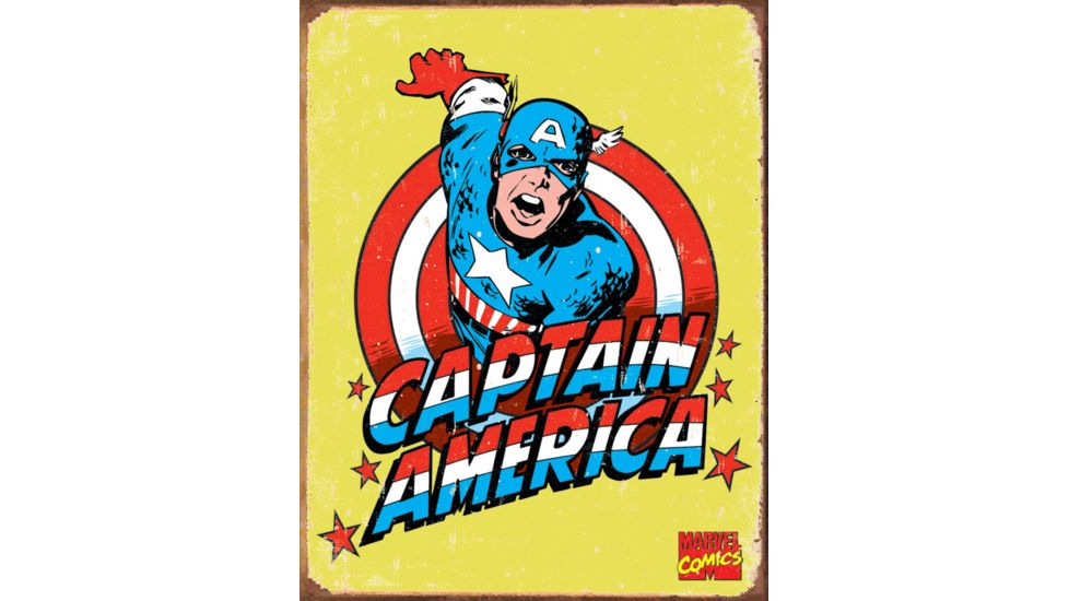 Tin Signs Captain America Retro Tin Sign TSN1440