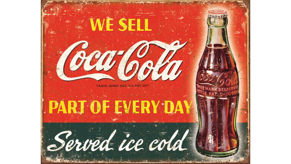 Tin Signs Coca Cola Sign, Part of Every Day TSN1820