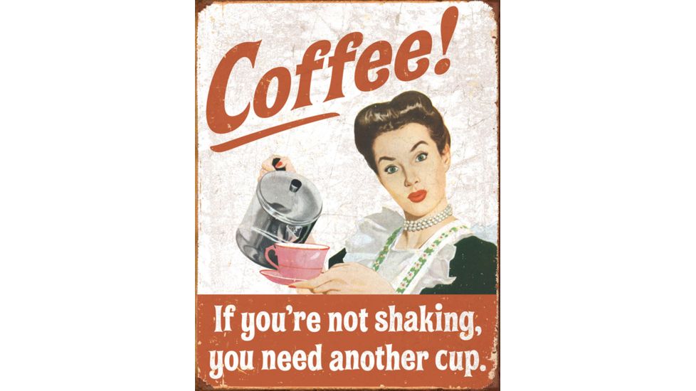Tin Signs Coffee Shaking Tin Sign TSN1714