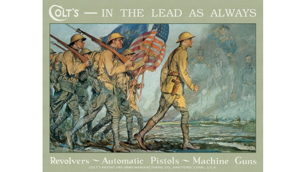 Tin Signs Colt In The Lead Tin Sign TSN1702