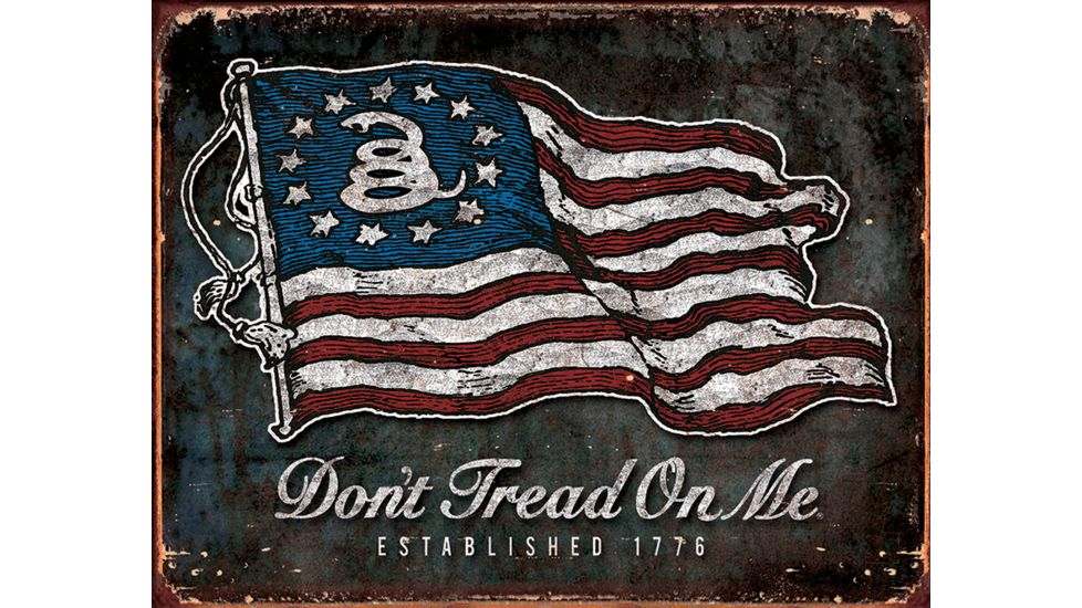 Tin Signs DTOM Vintage Flag Tin Sign, TSN1873