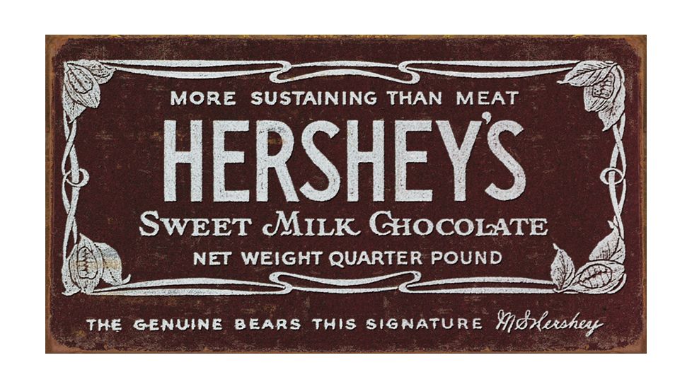 Tin Signs Hershey Bar Tin Sign TSN1394