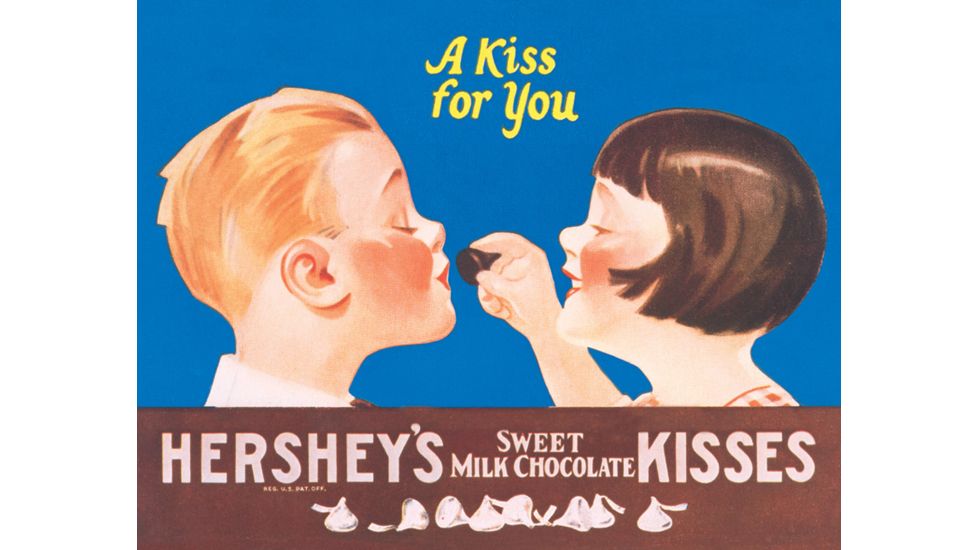 Tin Signs Hershey Kisses Tin Sign TSN0752