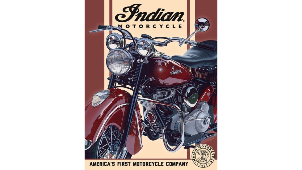 Tin Signs Indian 48 Chief Tin Sign, TSN2009