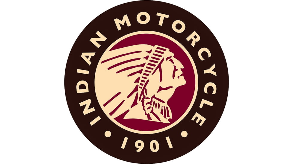 Tin Signs Indian Round Logo, 11.75in Diameter, Reproduced From Authentic, Vintage Advertising, 2160