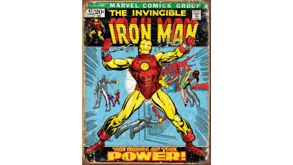Tin Signs Iron Man Comic Cover TSN1969