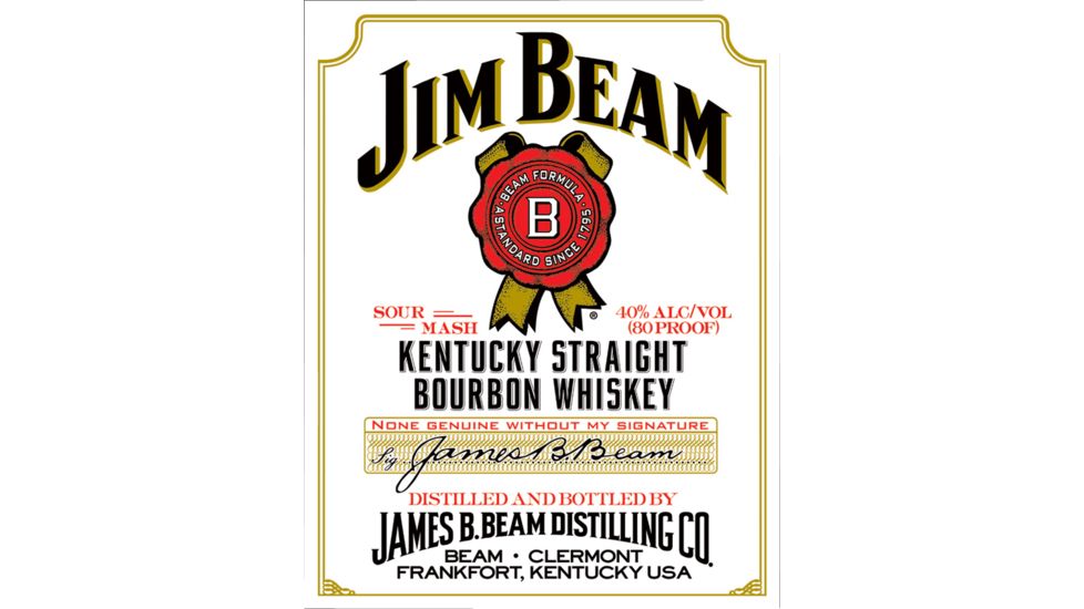 Tin Signs Jim Beam White Label Tin Sign TSN1061
