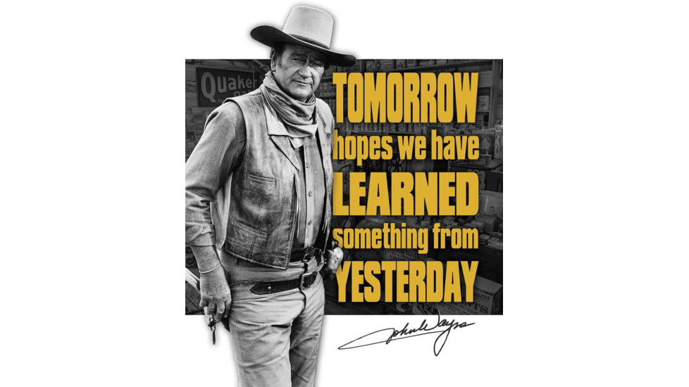 Tin Signs John Wayne Tomorrow Sign