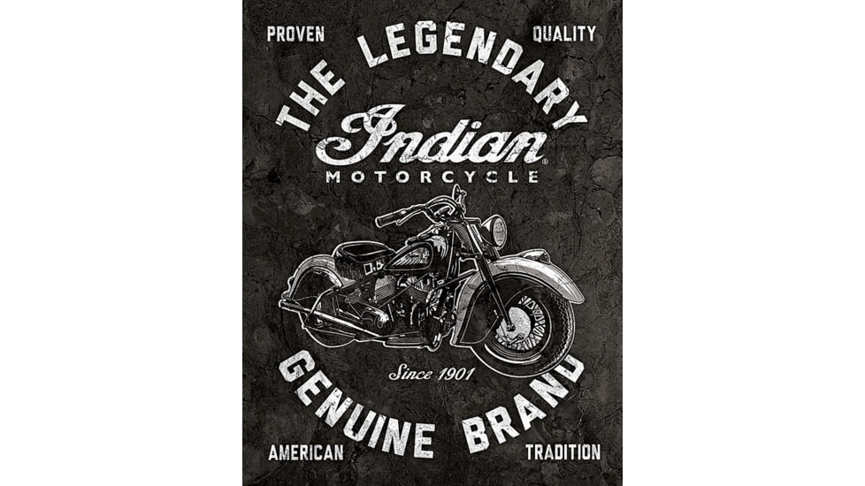 Tin Signs Legendary Indian Motorcycle