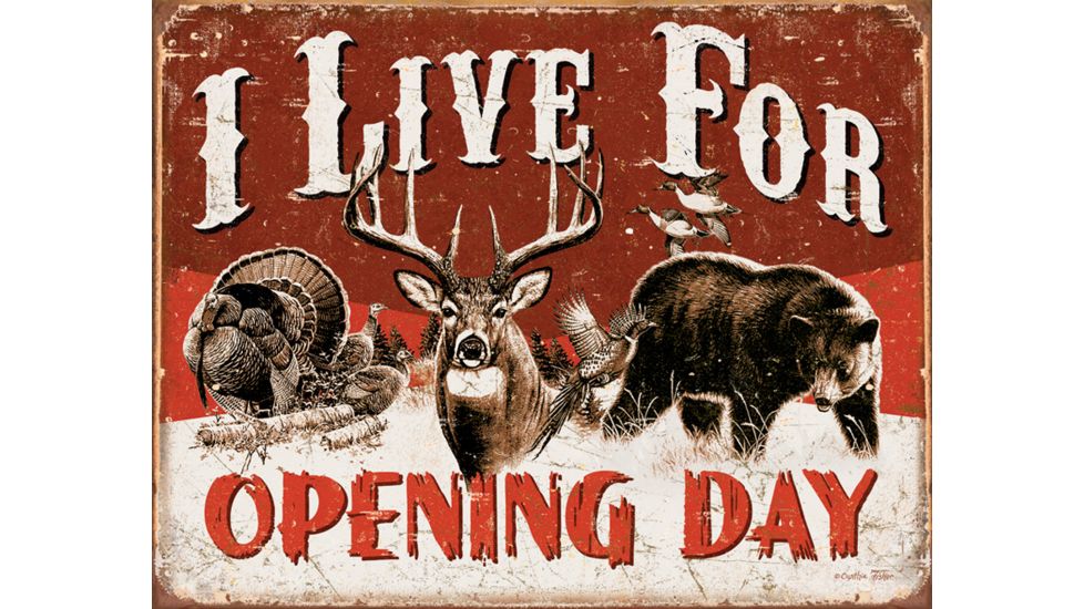 Tin Signs Live For Opening Day Tin Sign TSN1816