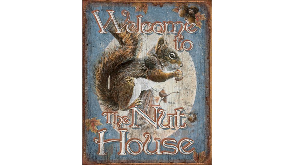 Tin Signs Nut House Welcome Tin Sign TSN1824